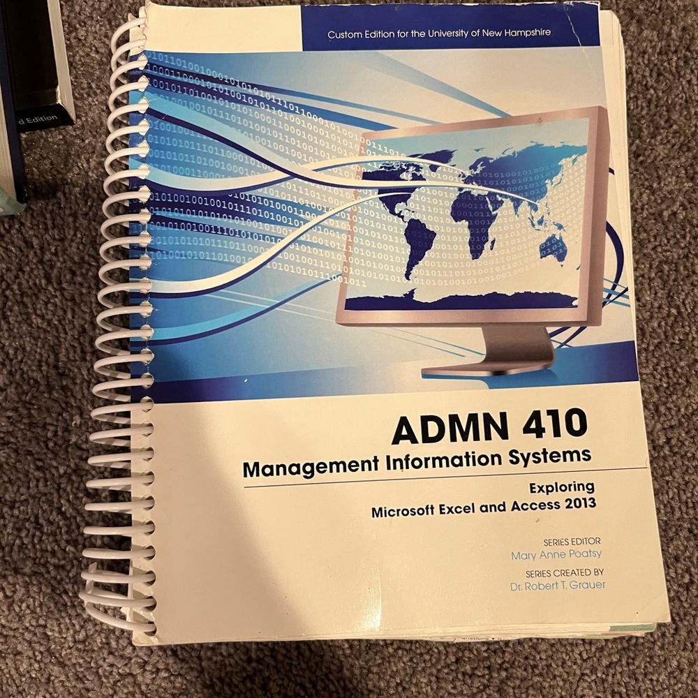 ADMIN 410: Management Information Systems